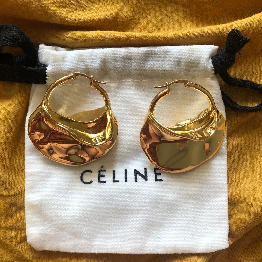 Gold Swirl Fulani Céline Investment Earrings